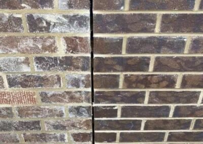Commercial brick installation completed on schedule