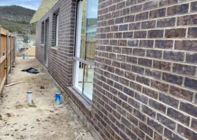 Reinforced concrete block wall built for lasting strength