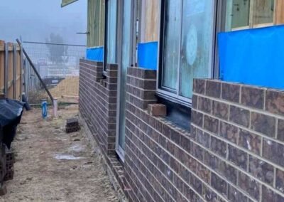 Brick entrance wall enhancing the property's street appeal